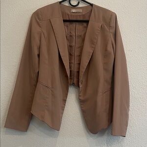 New York & Company Brown Women's Blazer